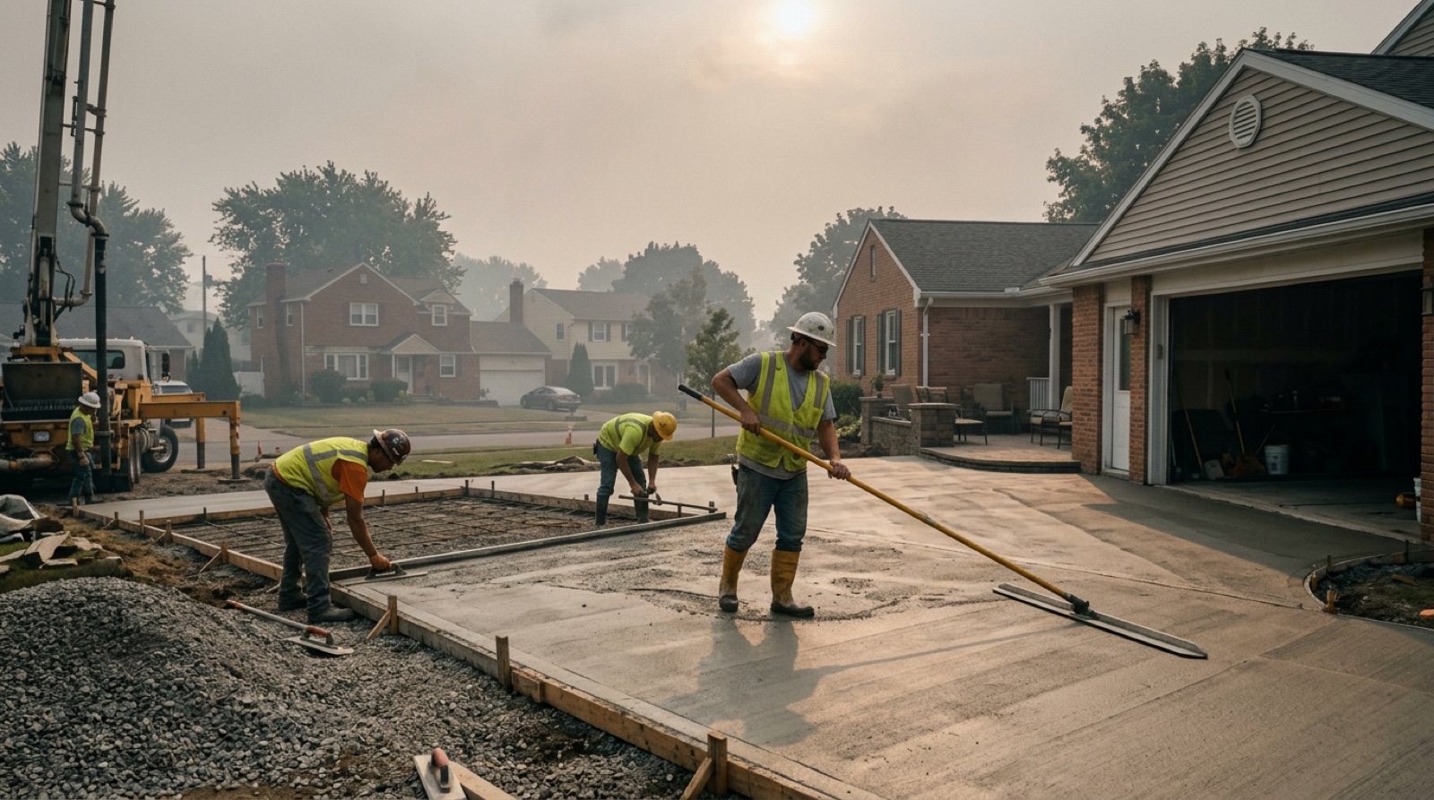 Smoky Skies Over Buffalo What Wildfire Haze Means for Your Concrete Project